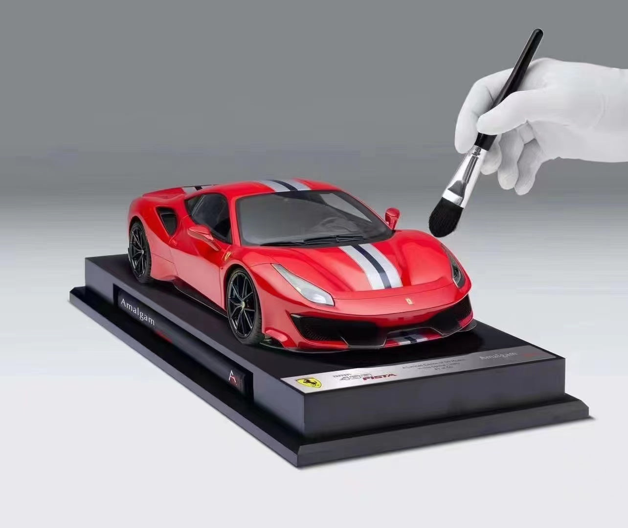 Amalgam 1/18 Ferrari 488pista Limited Edition Custom Simulation Model Car