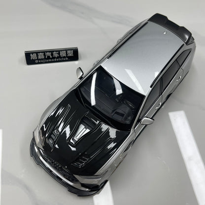 KILO Works 1/18 Audi Darwin RS6 Foil Silver Alloy Fully Open Simulation Model Car