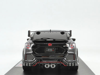 POPRACE 1/18 Honda FK8 Mugen Civic Type R Blue Birthday Gift Car Model