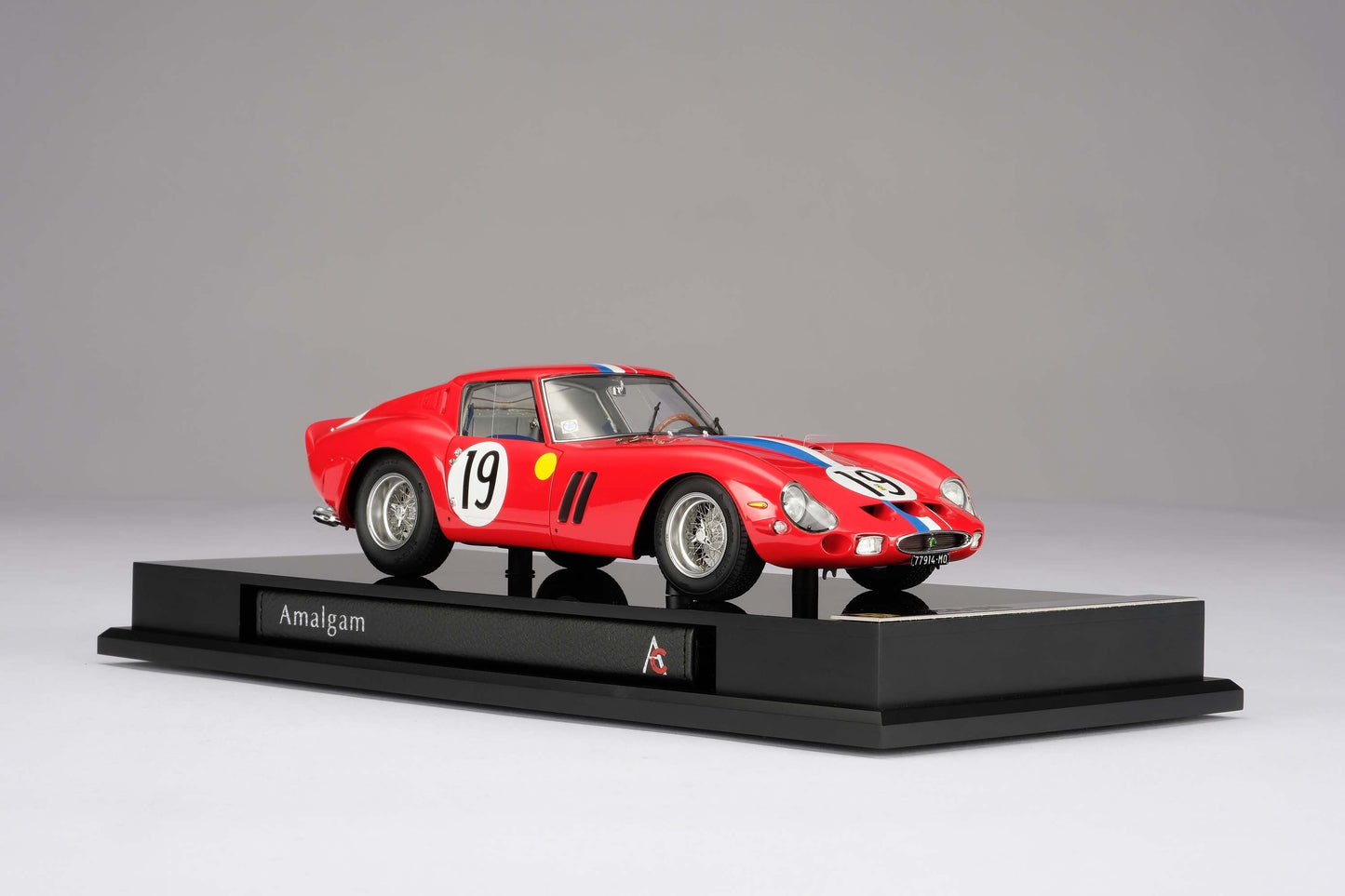 Amalgam 1/18 Ferrari 250GTO 3705GT 1962 Le Mans GT class winner