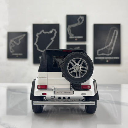 Almost Real 1/18 Mercedes-Benz G 650 Landaulet – Metallic White (820213)