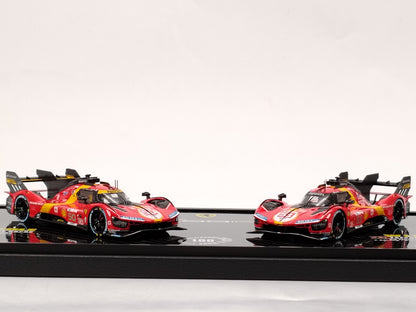 BBR 1/43 Ferrari 499P Hypercar 2023 Pair Set Version Red Model Car
