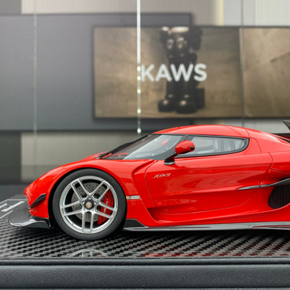 FRONTIART 1/18 Koenigsegg Jesko red simulation car model ornament