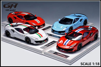 GH Model 1/18 Ferrari Novitec 488pista Limited Edition Model Car