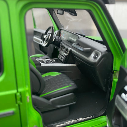 Almost Real 1/18 Mercedes-Benz AMG G63 4X4² Matt Green Big G Car Model Ornament