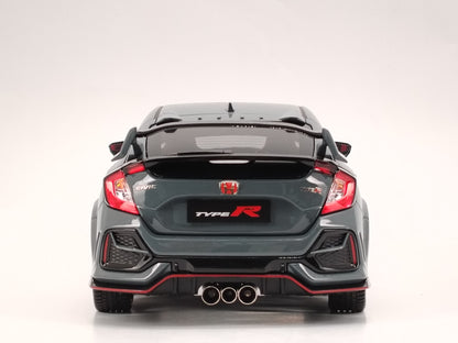 LCD 1/18 Honda Civic TYPE R FK8 Gray Diecast Car Model