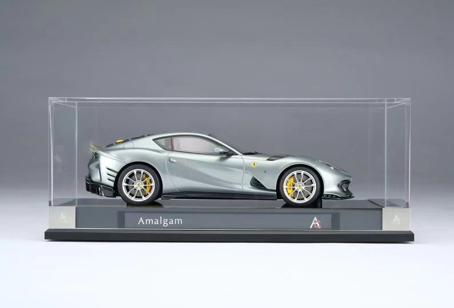 Amalgam 1:18 Ferrari 812 Competizione Cockburn Gray Resin Model