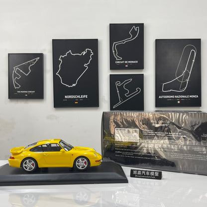 MINICHAMPS 1/18 Porsche 911 (993) Turbo (1995) Yellow 155061172