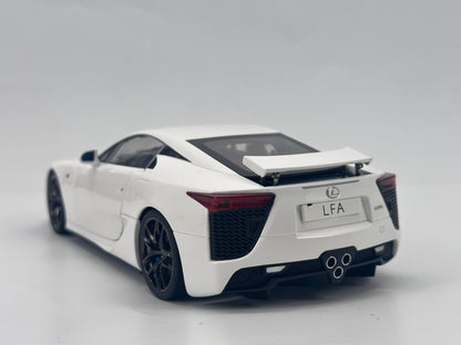 WELL 1/18 Lexus LFA White Alloy Car Model