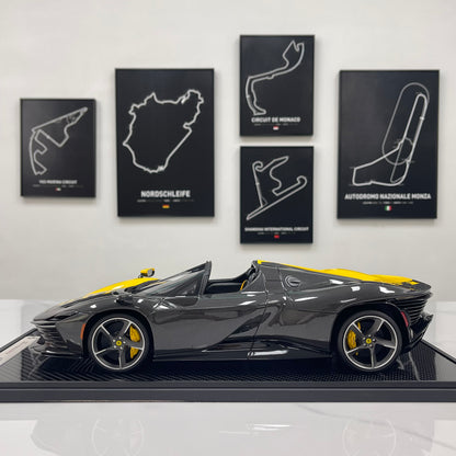 BBR 1/12 Ferrari SP3 Daytona 599+1 Spider Modena Yellow BBR1217O