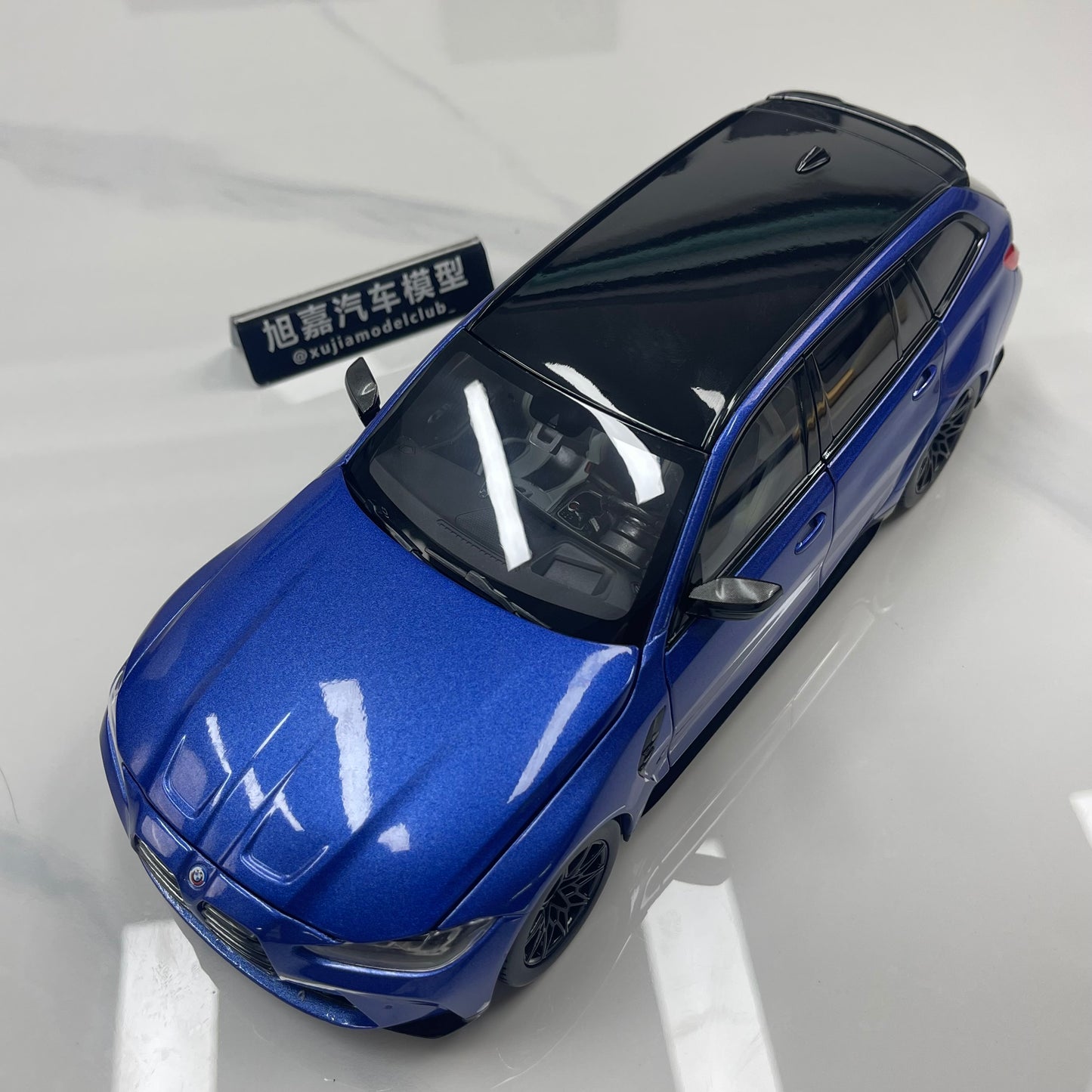 TSM MODEL 1/18 BMW M3 Touring M Portimao Blue TSM181029