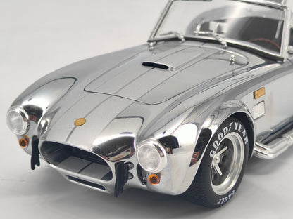 Kyosho 1/18 Ford Shellby Cobra 427 S/C Silver-plated Alloy Simulation Car Model