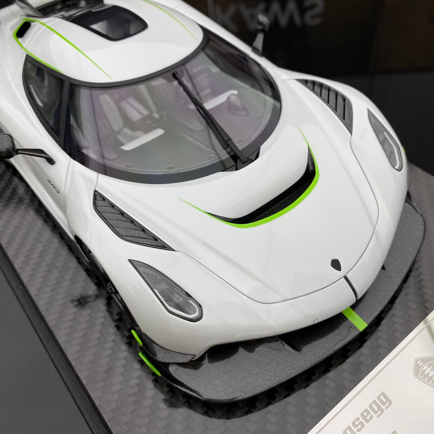 FRONTIART FA 1/18 Koenigsegg Jesko white limited edition car model ornament