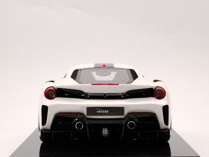 Amalgam 1/18 Ferrari 488 PISTA Gucci White Limited Edition Model Car Ornament