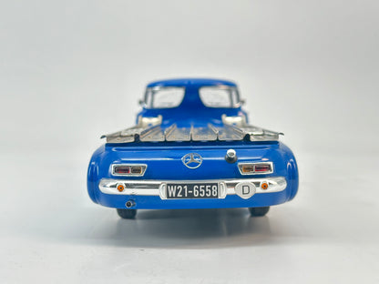 IVY 1/18 Mercedes Benz RENNTRANSPORTER Blue Wonder Blue Alloy Closed Car Model