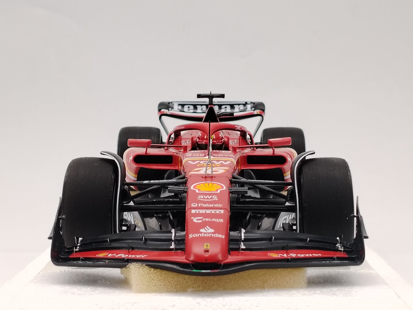 BBR 1/18 Ferrari SF-24 Charles Leclerc Australia GP 2024, Red, Simulation Car Model