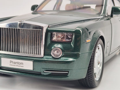 Kyosho 1/18 Rolls-Royce Phantom Peninsula Green Alloy Model Car