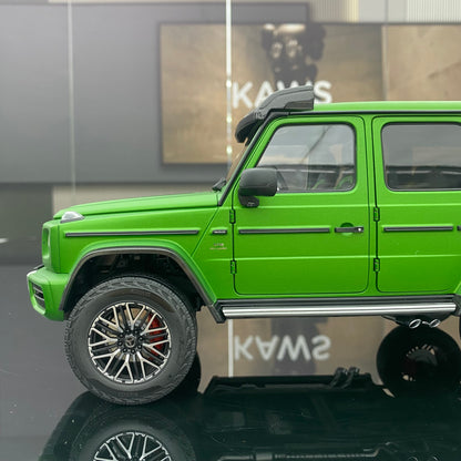Almost Real 1/18 Mercedes-Benz AMG G63 4X4² Matt Green Big G Car Model Ornament