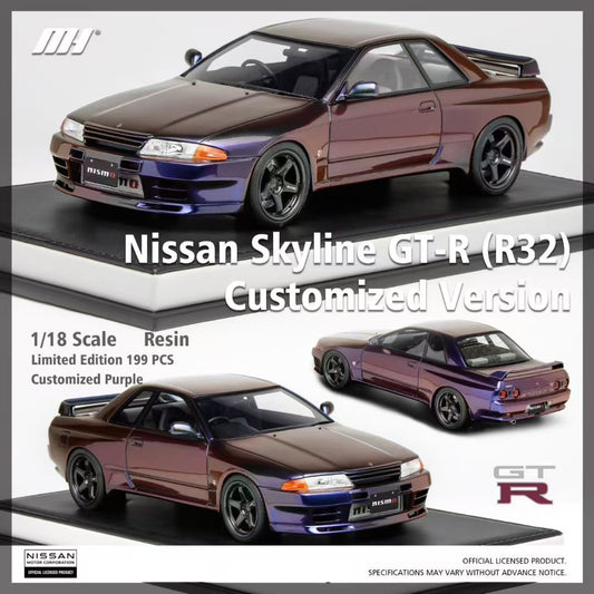 MOTORHELIX 1/18 Nissan Skyline GT-R (R32) Customized Version