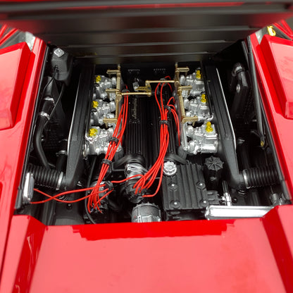 Lamborghini Countach LP400 rojo, modelo de coche de aleación Kyosho a escala 1/12