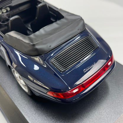 MINICHAMPS 1/18 Porsche 911 (993) Cabriolet, Metallic Blue (155061130)