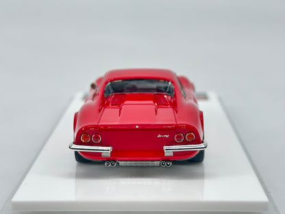 SCM 1/43 Ferrari Dino 246 GT Red Simulation Car Model