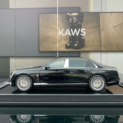 MOTORHELIX 1/18 Hongqi Guoya model limited edition simulation resin car model collection