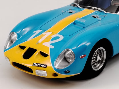 GT Spirit 1/18 Ferrari 250GTO 112 Blue Simulation Car Model Ornaments