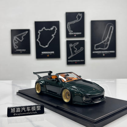 GT Spirit 1/18 Porsche Old & New Tokyo Auto Salon Green GT548