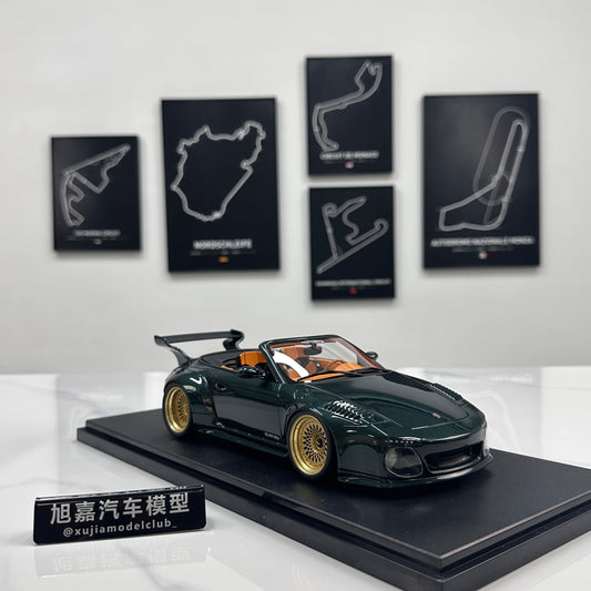 GT Spirit 1/18 Porsche Old & New Tokyo Auto Salon Green GT548