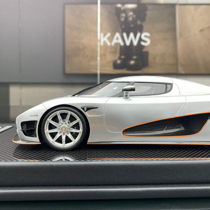 VMB 1/18 Koenigsegg CCX silver carbon fiber limited edition car model