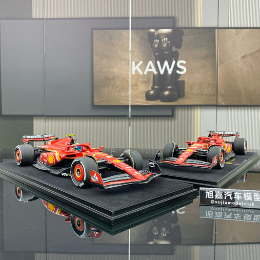 looksmart 1/18 Ferrari SF-24 2024 Saudi Grand Prix F1 third place No. 16 Leclerc
