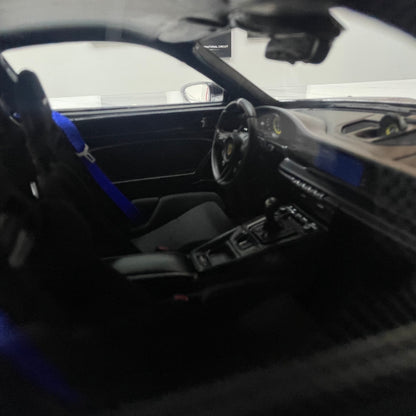 GH MODEL 1/18 Porsche 992 GT3 RS – GT Silver – Limited Edition Model Car