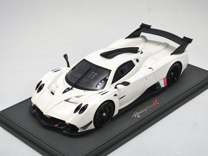 BBR 1/18 Pagani Huayra R White Simulation Car Model