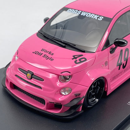 Topspeed 1/18 Abarth 595 LBWK simulation car model
