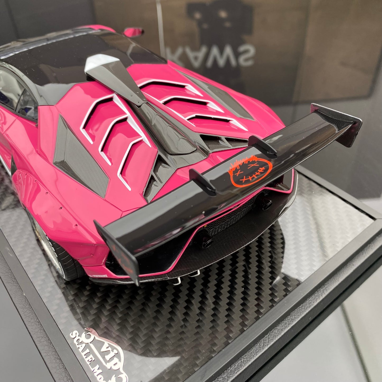 VIP 1/18 Lamborghini SVJ wide body modified car model ornament