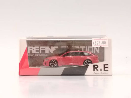 Refine Emotion 1/64 Audi RS6 Red Resin Model RE001