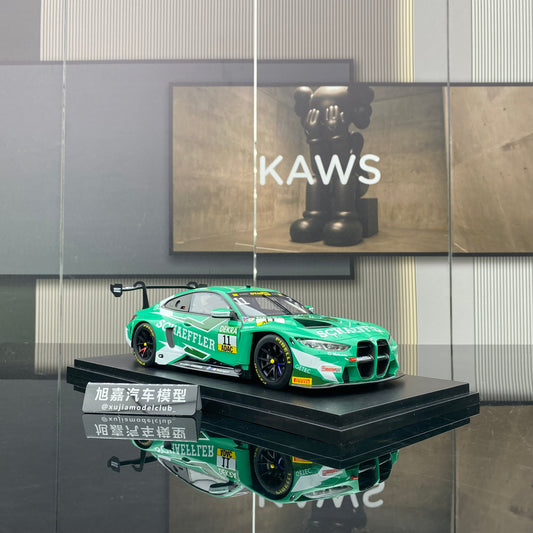 Topspeed 1/18 BMW M4 GT3 #11 Motorsport DTM simulation car model ornaments