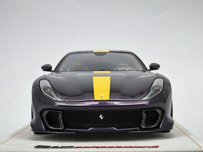 MR 1/18 Ferrari 812 Competizione Metallic Purple Limited Edition Model Car