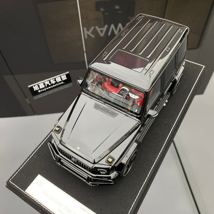 VEHICLE Art 1/18 Mercedes-Benz G63 black simulation car model ornament