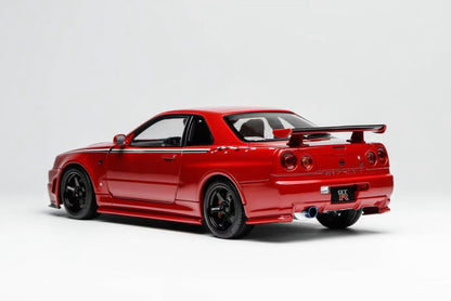 MOTORHELIX 1/18 Nissan GT-R R34 Skyline GT-R R34 Limited Edition Model