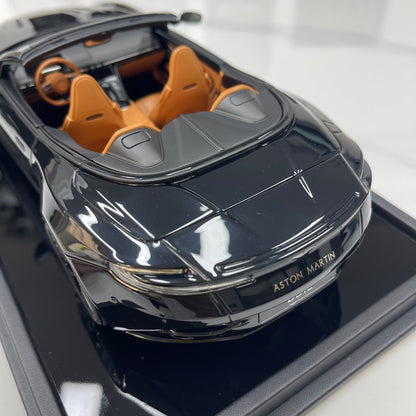 MOTORHELIX 1/18 Aston Martin DB12 Volante Convertible - Ink Black (MH398)