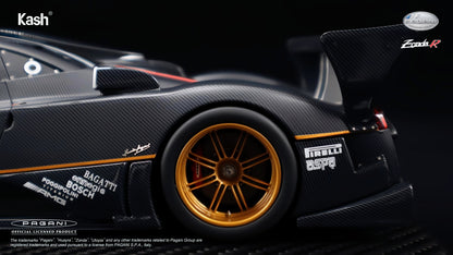 Kash Model 1/18 Pagani
Zonda R Carbon Fiber
Matt Black Limited
599pcs KPZR001