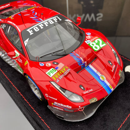 BBR 1/18 Ferrari 488 GTE LM GTE PRO Team Risi Le Mans 2020 - N. 82