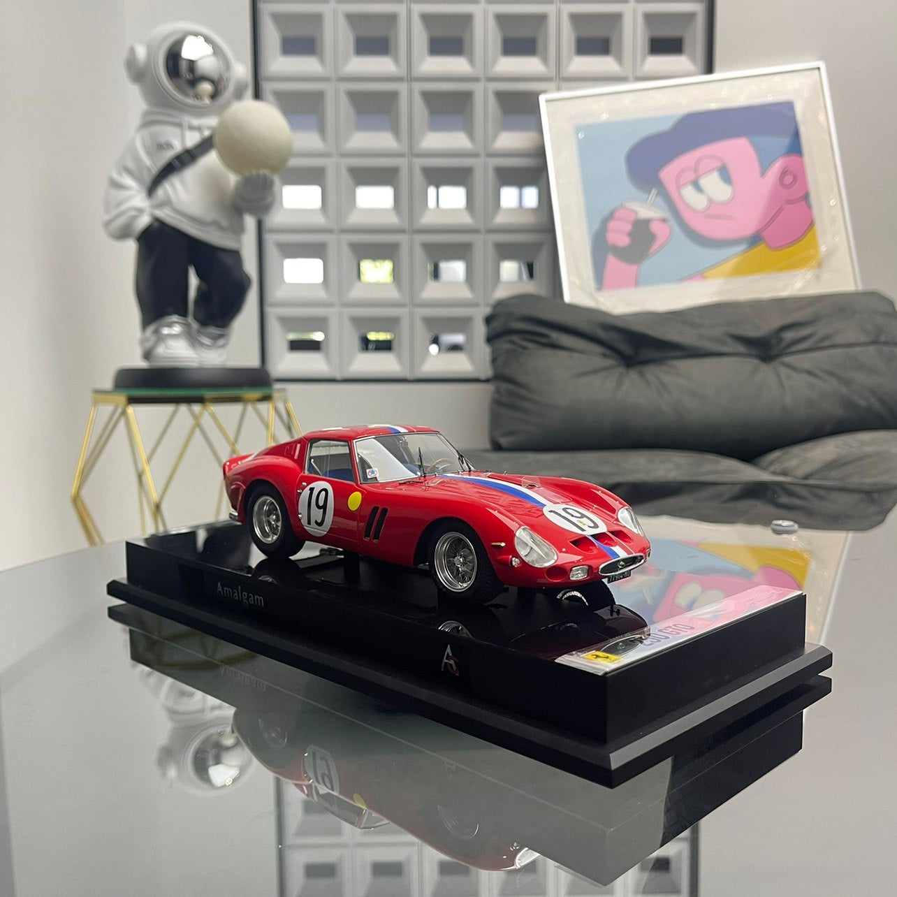 Amalgam 1/18 Ferrari 250gto limited edition high-end car model ornament collection
