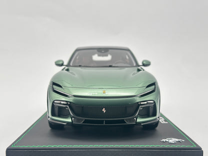 BBR 1/18 Ferrari PUROSANGUE Dora Green Simulation Model Car P18219PLF
