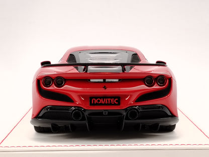 DG 1/18 Ferrari F8 Novetic Red Simulation Model Car Birthday Gift