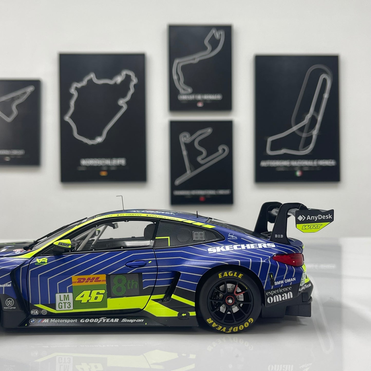 MINICHAMPS 1/18 BMW M4 GT3 EVO – TEAM WRT - 1812KM QATAR 2025 Blue Livery 110252146