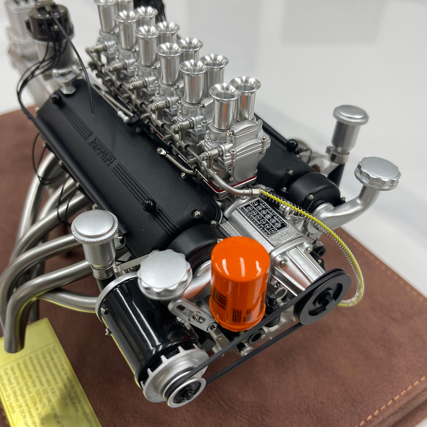 First Model 1/6 Ferrari 250 GTO Engine (Grey) FM06002