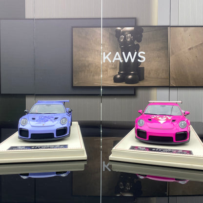 Vehículo Art1/18 Porsche 911 GT2RS Weissach Modelo de paquete